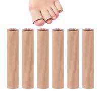 6 Pièces Protection Orteils en Silicone Découpable, Bandage de Tube de Coussin d’Orteil Protection des Doigts en Gel Doux pour Enlever les Cors, Callosités, Traitement des Oignons