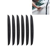 6 pièces Protection Portiere Voiture,Voiture Bandes Anti Collision,Protection Bord de Tole, Protection du Bord D'automobile Rétroviseur, Anti-frottement, Anti-Collision, pour Tous Les Véhicules, Noir