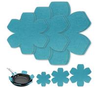 6 Pièces Protege Casserole et Poele, Protege Poele Feutrine, Empilable et Antidérapant, Résistants à la Chaleur, 3 Tailles, Protection Poêles et Casserole, pour Poêles, Casseroles, Bols (26/20/15cm)