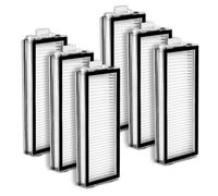 (6 Pièces) Qrevo Curv 2 Flow Filtres Hepa Compatibles Avec Roborock Qrevo Curv 2 Flow/Qrevo Master/Qrevo Slim/Saros Z70 Robot Aspirateur Filtre, Kit d'Accessoires De Filtres, Pièces De Rechange