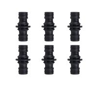 6 Pièces Raccord,Raccords Tuyau D'Arrosage,Lot de Embout Tuyau Arrosage,Noir Nécessaires Darrosage Connecteur,Tuyau-Arrosage Rapide Rallonge Adaptateur,Jardin Coupling pour Gardena Pistolet Connexion