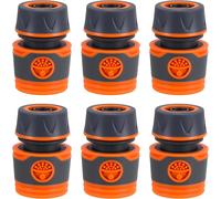 6 Pièces Raccord Tuyau D'arrosage,Raccord Rapide pour Tuyau D'Arrosage 3/4"",Connecteur Extension Rapide embout arrosage-Kit D'Extension et Réparation pour Jardin,Lavage de Voiture