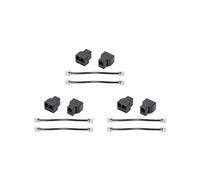 6 Pièces RJ11 Répartiteur de Câble Téléphonique 15 cm Câble 6P4C 2 Adaptateur Répartiteur de Câble Téléphonique