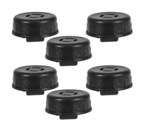6 Pièces Roulette Encastrée, Roue Noire en Plastique, Mobile | Structure Cachée Intégrée, Mouvement Omnidirectionnel Fluide, pour Bibliothèques et Boîtes de Rangement