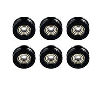 6 PièCes Roulette Porte Baie Vitréee Coulissante, Roulettes Rechange Pour Porte Moustiquaire, Coulissante Douche Accessoires, Pour Stores, Tiroirs, Portes En Aluminium, Armoires, 5×20×7mm