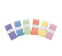 6 Pièces Ruban Adhésif pour Raquette Dégradé, Grip de Remplacement | Pu, Toucher Sec Antidérapant, Enroulage Facile et Maintien Sûr, pour Badminton et Batte Couleur Aléatoire