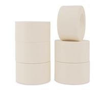 6 Pièces Ruban Adhésif Toilé Blanc D'étanchéité DIY, 38mm Ruban Blanc de Masquage Peinture de Réparation, Large L'artisanat Ruban Adhésif Papier pour lPeinture Voiture Décoration Maison