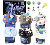 6 pièces S Lime Set, Fluffy Cloud S Lime, Butter S Lime & Clear S Lime, Crunchy S Lime pour Enfants, Cadeau pour Filles et garçons pour Leur Anniversaire (Ciel étoilé)