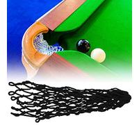 6 PièCes Sac en Filet de Billard, Billard Filet de Sac de Table de Billard Poche Pratique Simple en Filet de Billard pour Les Clubs de Billard pour Le Lieu de Divertissement de Loisirs(Le Noir)