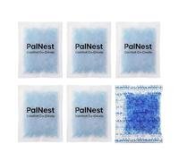 6 Pièces Sachet DéShydratant, PalNests Gel de Silice Sachets Deshydratant avec Perle Bleu Silicone, pour Distributeur Automatique de Nourriture pour Chat, Armoire, Meuble à Chaussures, Consommables 3D