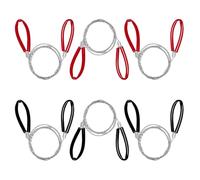 6 Pièces Scie à Fil en Acier Inoxydable, 70cm Scie à Main à Chaîne avec Passants, Tronçonneuse de Survie, Pocket Chainsaw pour Bois/Plastique/Caoutchouc, pour l'extérieur le Camping Randonnée