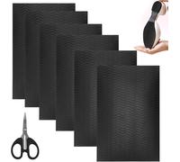 6 Pièces Semelle Antidérapante Patin Antiderapant Chaussure Semelles Exterieure Reparation Cordonnerie Adaptées à Toutes les Tailles Semelle en Caoutchouc Réparation Antidérapante 10 * 15mm