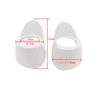 6 PièCes SéRies 2.5 Pouces Voiture Audio A-Pilier Tweeter Support Voiture Bidirectionnelle FréQuence Inversé Moule Support Tweeter Base
