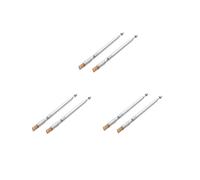 6 Pièces Séries Remplacement 25.4cm 10 Pouce 5 Sections Antenne Télescopique Antenne pour Radio TV