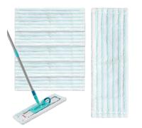 6 Pièces Serpillères de Rechange pour Leifheit Clean, 38x15cm Housses de Rechange en Microfibres, Housse pour Balai à Plat Nettoyante et Absorbante, Housse Polyvalente Tous Sols