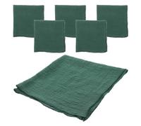 6 Pièces Serviettes de Table en Tissu Lavables Coton | Réutilisables, Absorption Rapide, Tenue Après Lavage, Aspect Lin, Format 20cm, pour Banquet et Fête
