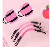 6 pièces/set Bracelet de cheville élastique à puissance explosive pour fitness, bandes de résistance hanche et jambe, mise en forme des fesses, amincissement des jambes, manchettes de résistance pour 