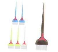 6 Pièces Set de Pinceaux Applicateurs pour Brosse de Coloration Douce et Durable pour Salon et Diy Mélangées