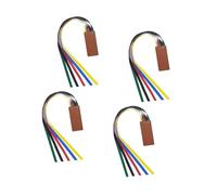 6 pièces signets bibliques en cuir avec des glands, aide à l ' étude des écritures, marqueurs de page pour les cadeaux de de bibliothèque