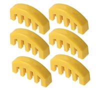 6 Pièces Sourdine pour Violon en Caoutchouc Jaune, Silencieuse | Contrôle du Bruit, Conserve la Qualité Sonore, pour Appartements, Cours du Soir, Débutants et Professeurs