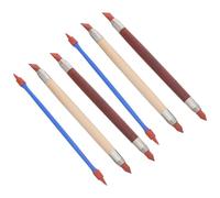 6 Pièces Stylo à Poterie en Silicone Double Extrémité