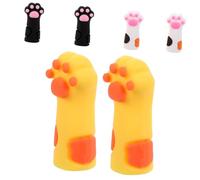 6 Pièces Stylo Étui Accessoires De Rédaction Pour Cheveux Mini Gommes Pour Toppers Mignon Stylo Toppers Kawaii Toppers Extender Adorable Stylo En Silicone Couvre Les Élèves