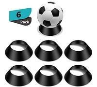 6 Pièces Support d'Affichage de Balle Piédestal de Balle de Souvenirs Support de Présentoir de Balle Support de Ballon de Football pour Basketball Football Volley-Ball