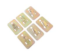 6 Pièces Support de Chauffe-eau Robuste en Fer pour Paroi Creuse | Plaque de Fixation Murale, Installation Facile, Protège les Murs, Usage la Cuisine et Salle de Bain