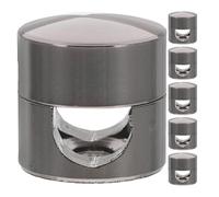 6 Pièces Support de Fil Rétro en Aluminium Noir pour Plafonnier