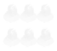 6 Pièces Support de Lampe D’aquarium, Silicone Blanc Ajustable | Fixation Réutilisable, Rack Amovible, Positionnement Précis, pour Bac Planté et Tube Fluorescent