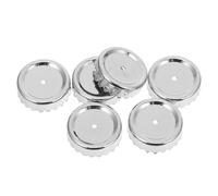 6 Pièces Support de Savonnette Magnétique en Acier Inoxydable, Égouttage | Fixation sans Perçage, Garde le Sec, Finition Argentée Lisse, Près du Lavabo Hôtel