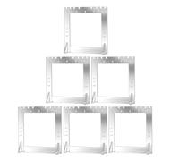 6 Pièces Support Photo Bijoux en Acrylique, Cadre de Table | Multi-angle, Montage Facile, pour Studio et Stand D’exposition, Bijoux et Chaînes, Rendu Pro