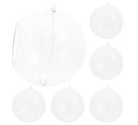 6 Pièces Support pour Plantes Aériennes Globe en Acrylique | Ouverture Latérale Unique, Insertion Facile, pour Mini Cactus et Bougies Chauffe-plat, Déco Bureau et Vitrine