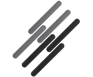 6 Pièces Supports pour Papier Présent, Bandes à Claquer | Design Wraparound Moderne, Taille Pratique pour Tiroirs, pour Rouleaux Métalliques et Câbles, Usage Bureau