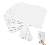 6 Pièces Tableau Blanc Portable en Bois Double Face pour Étudiants et | Surface Lisse Réutilisable, Écriture Effaçable à Sec, pour Notes de Réunion et Séances de Formation