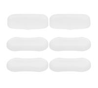 6 Pièces Tampon Silencieux Autocollant Transparent