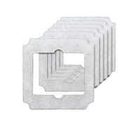 6 Pièces Tampons De Nettoyage, Compatibles For ECOVACS, Compatibles For WINBOT, W-CC02-0012 Chiffon De Nettoyage De Vitres For Robot Chiffon De Vadrouille For Robot De Fenêtre À Séchage Rapide