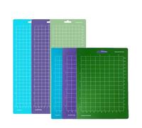 6 Pièces Tapis De Découpe Pour Cricut Joy,Tapis De Découpe Standard Antidérapant Et Durable Adhésif Et Collant Carré Flexible Antidérapant (6 Mats Multicolour 12x4.5inch, 6.5x4.5 Inch)