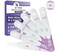 6 Pièces Test de Grossesse, Tests de Grossesse Précoce, Emballés Individuellement Pregnancy Test, Detection Précis et Fiable avec, Pour Test de grossesse, (Violet)