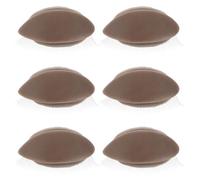 6 Pièces Tête de Mannequin pour Formation à L’extension de Cils | Paupières Amovibles, Design Réaliste, Pratique D’entraînement, Couleur Café, Plastique et Fibre