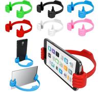 6 Pièces Thumbs Up Support Telephone Bureau,Supports de Téléphone Pouce Levé,Support de téléphone Portable Thumbs pour iPhone iPad