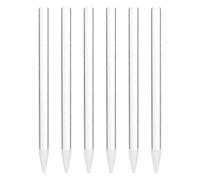 6 Pièces Tige de Broyage de Verre, en Borosilicate Haute Qualité | Surface Lisse sans Bulles, Contrôle Manuel Précis, Homogénéisation Douce pour Échantillons Biologiques