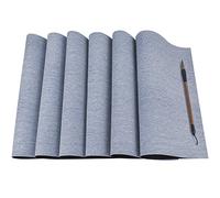 6 Pièces Tissu de Calligraphie, Papier D'Écriture à L'Eau Magique Réutilisable, Ensemble Calligraphie Chinoise Sans Encre, Outil de Pratique de Papeterie Pour Étudiant