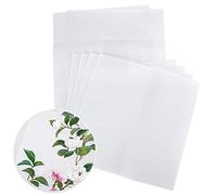 6 Pièces Toile Aïda, 11CT Point de Croix Toile a Broder, Broderie Point de Croix, Blanche Tissu à Broder en Coton Tissu pour Couture Bricolage Artisanat Fourniture Travaux Manuels, 30*30cm & 30*45cm