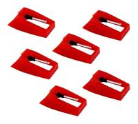 6 Pièces Tourne-disque Aiguille Tourne-disque - Aiguilles Tourne-disque Stylet Remplacement Saphir Diamant Platine Vinyle pour