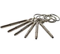 6 Pièces Tournevis Multifonctionnel Lunettes Mini Outil À Main 3 En 1 Lunettes Tournevis Lunettes De Soleil Montre Kit De Réparation Avec Porte-Clés