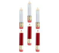6 Pièces Tube de Gloss à Lèvres Vide 5ml en Plastique, Format | Contenant Léger et Pratique, Facile à Transporter Ranger, pour Fabriquer une Crème à Lèvres