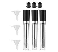 6 Pièces Tube de Mascara Rechargeable 7,5ml, Portable | Lot Étanche et Léger, Format Compact pour Rangement de Maquillage, Femme et Amies