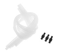 6 Pièces Tube Mousseur à Lait Haute Température en Silicone | Pièce de Remplacement Transparente, Raccords Inclus, pour Machines à Café et Lait Cuisine