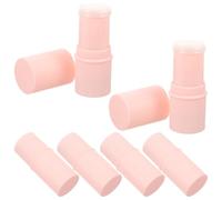 6 Pièces Tubes Vides de Rouge à Lèvres en Plastique Rose | Rangement de Stick Lèvres, Format Léger, Coffret de Contenants, Usage DIY